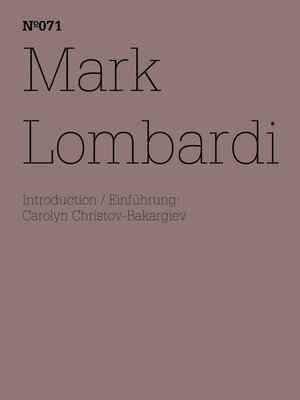 cover image of Mark Lombardi